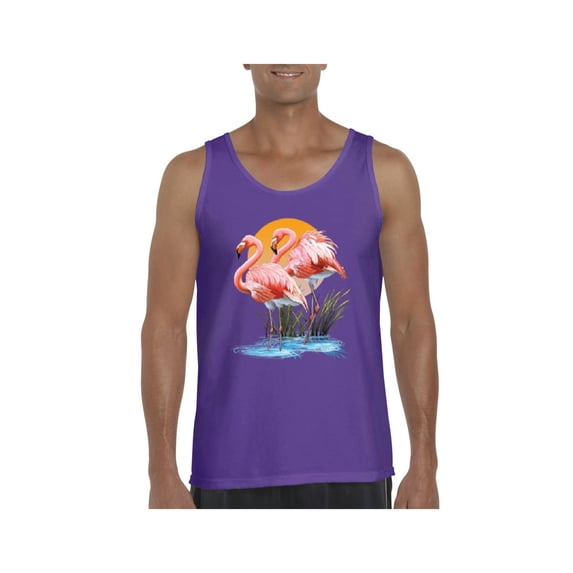 NIB - Men's Tank Top for Men - Flamingo
