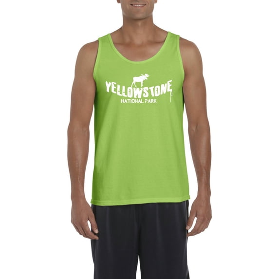 NIB - Men's Tank Top for Men - National Park Yellowstone