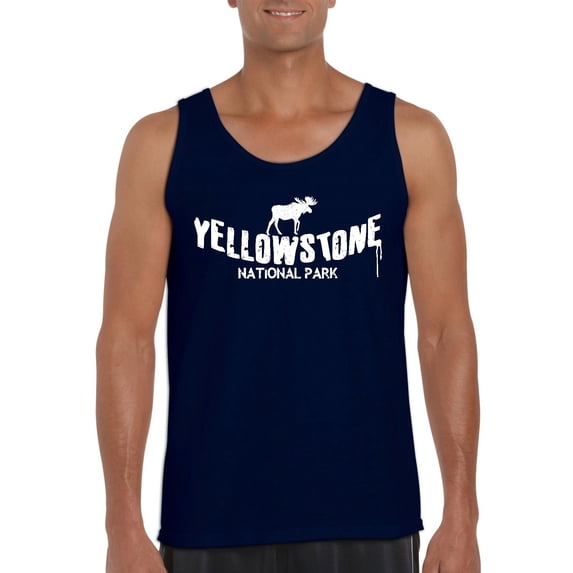 NIB - Men's Tank Top for Men - National Park Yellowstone