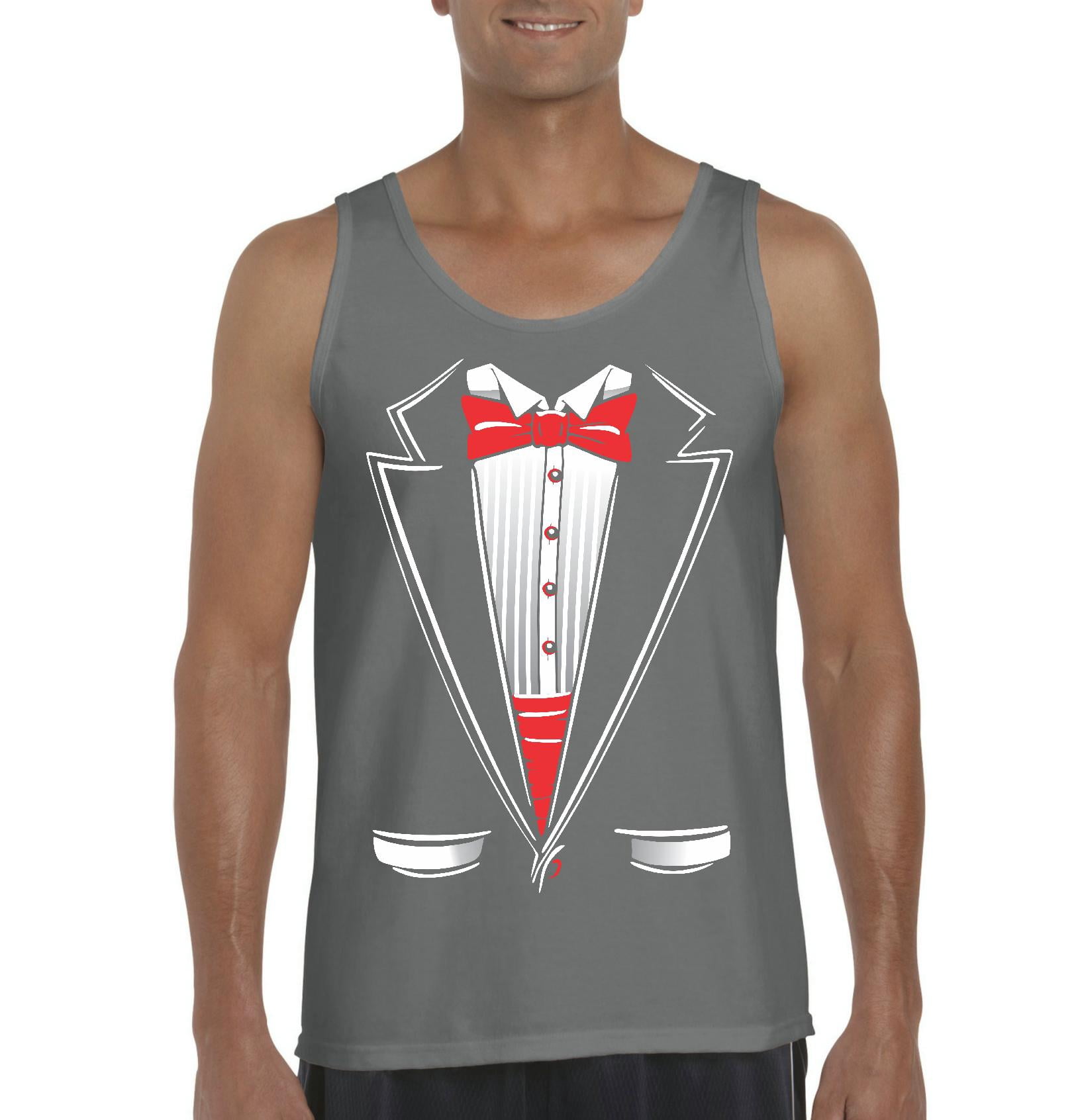 Prom Tank NIB - Men's Tank Top for Men - Tuxedo Prom Costume - Walmart.com