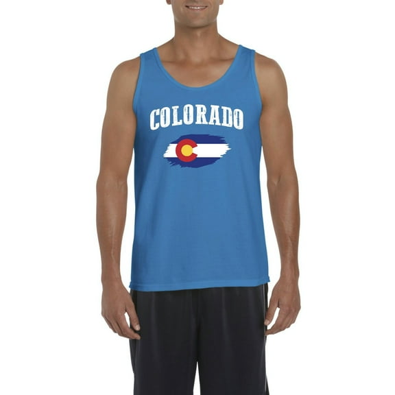 NIB - Men's Tank Top for Men - Colorado Flag