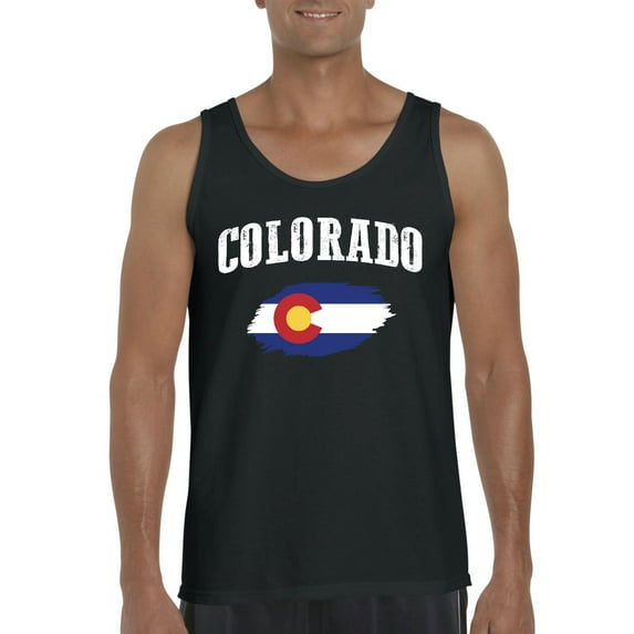 NIB - Men's Tank Top for Men, up to Men Size 3XL - Colorado Flag