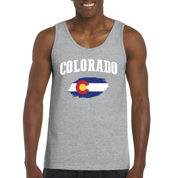 NIB - Men's Tank Top for Men - Colorado Flag