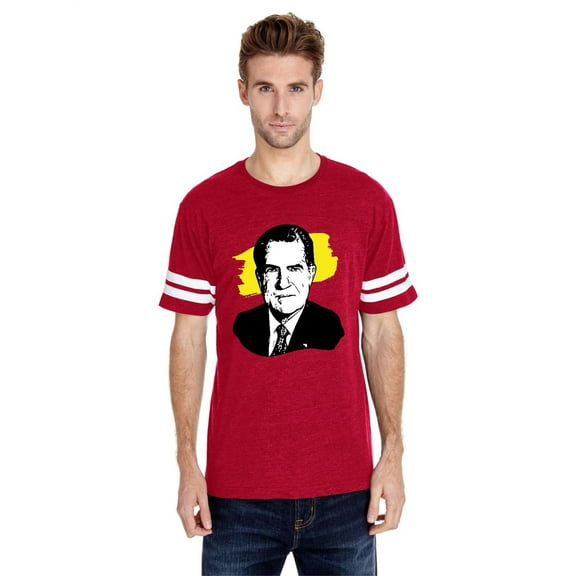NIB - Mens Football Fine Jersey T-shirts - American President Richard Nixon