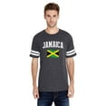thumbnail image 1 of NIB - Mens Football Fine Jersey T-shirts - Jamaica Flag, 1 of 5