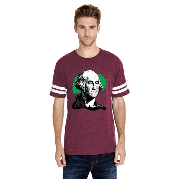 NIB - Mens Football Fine Jersey T-shirts - President George Washington