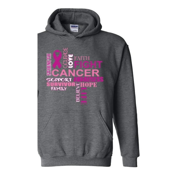 NIB - Mens Plus Sweatshirts and Hoodies - Fight Breast Cancer