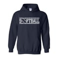 thumbnail image 1 of NIB - Mens Plus Sweatshirts and Hoodies - Softball with Ball, 1 of 5