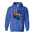 thumbnail image 1 of NIB - Mens Sweatshirts and Hoodies - American Flag 4th of July, 1 of 5