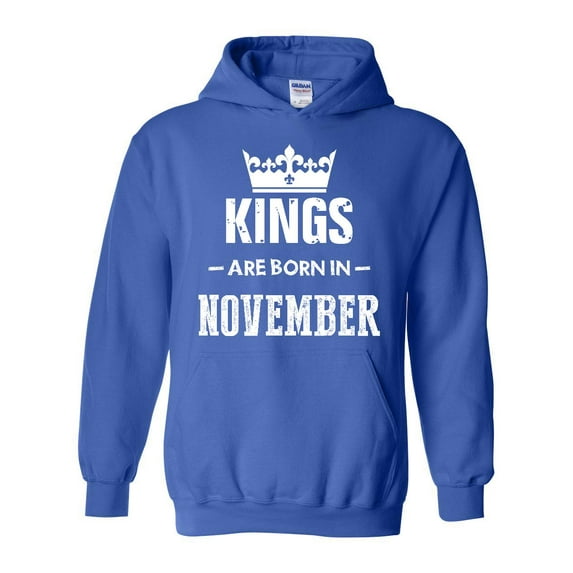 NIB - Mens Sweatshirts and Hoodies - Birthday Gift Kings Are Born In November