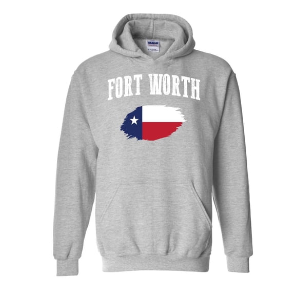 NIB - Mens Sweatshirts and Hoodies - Fort Worth Texas Flag