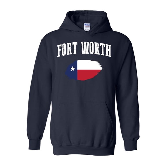 NIB - Mens Sweatshirts and Hoodies - Fort Worth Texas Flag