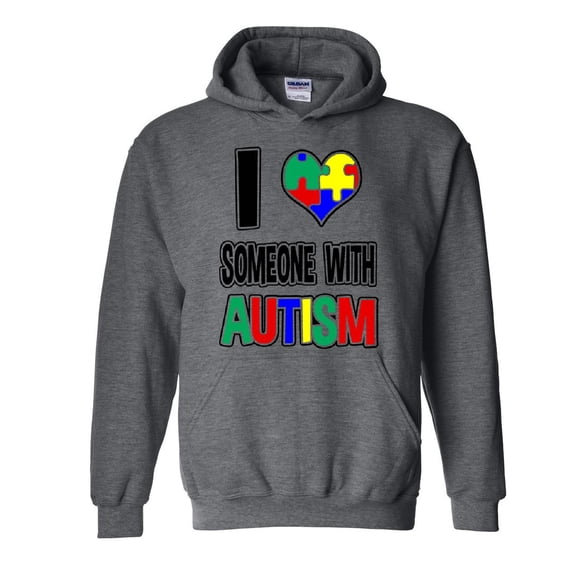 NIB - Mens Sweatshirts and Hoodies - I Love Someone With Autism