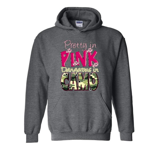 NIB - Mens Sweatshirts and Hoodies - Pretty in Pink Dangerous in Camo