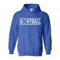 thumbnail image 1 of NIB - Mens Sweatshirts and Hoodies - Softball with Ball, 1 of 5