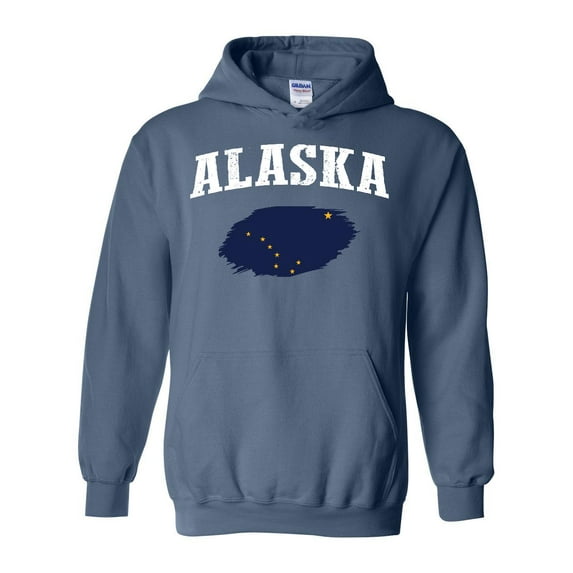NIB - Mens Sweatshirts and Hoodies, up to Size 5XL - Alaska Flag