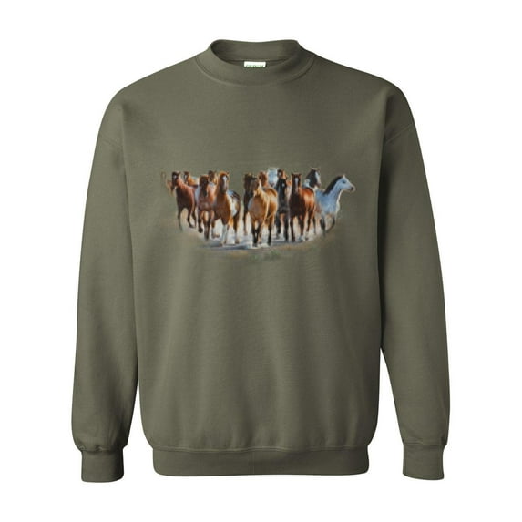 NIB - Mens Sweatshirts and Hoodies, up to Size 5XL - Horses Herd