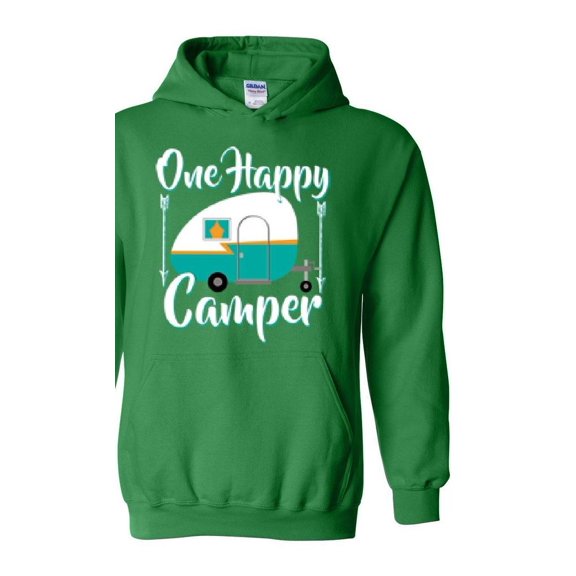 NIB - Mens Sweatshirts and Hoodies, up to Size 5XL - ONE HAPPY CAMPER
