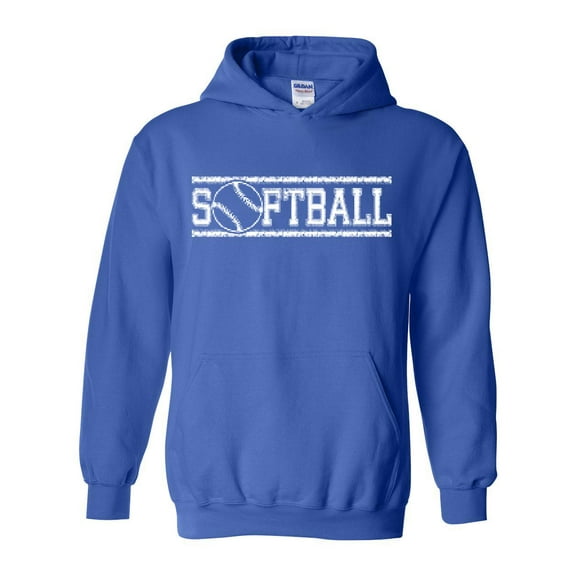 NIB - Mens Sweatshirts and Hoodies, up to Size 5XL - Softball with Ball