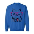 thumbnail image 1 of NIB - Plus Sweatshirts and Hoodies - Meow Cute Cat Kitty, 1 of 5