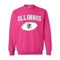 thumbnail image 1 of NIB - Women Sweatshirts and Hoodies - IL Illinois Flag, 1 of 5