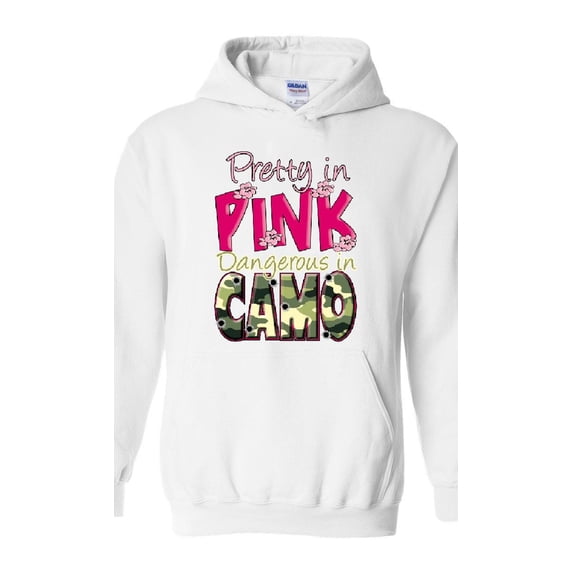 NIB - Women Sweatshirts and Hoodies - Pretty in Pink Dangerous in Camo