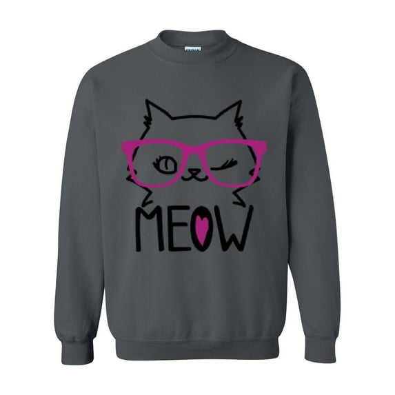 NIB - Women Sweatshirts and Hoodies, up to Size 5XL - Meow Cute Cat Kitty