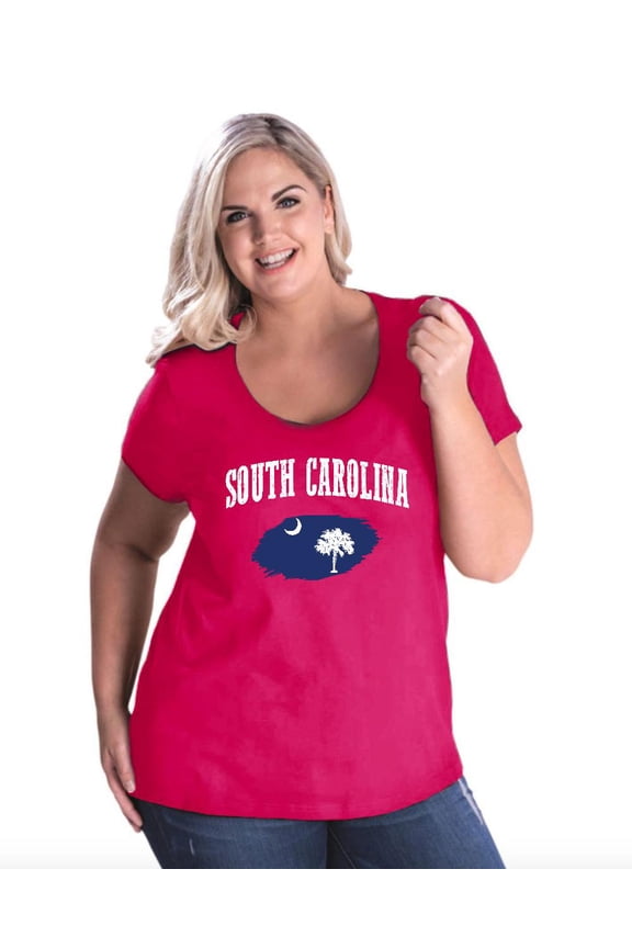 - Women's Plus Size Curvy T-Shirt - Charleston