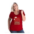 thumbnail image 1 of NIB - Women's Plus Size Curvy T-Shirt - Christmas Define Good, 1 of 5