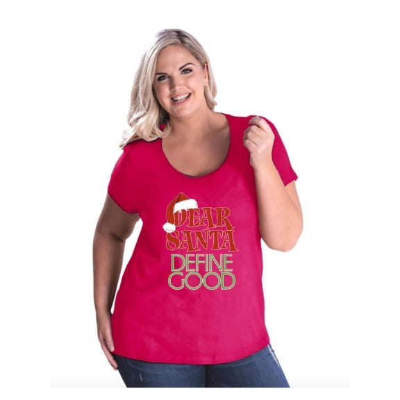 NIB - Women's Plus Size Curvy T-Shirt - Christmas Define Good