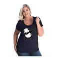 thumbnail image 1 of NIB - Women's Plus Size Curvy T-Shirt - Dancing Panda, 1 of 4
