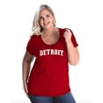 thumbnail image 1 of NIB - Women's Plus Size Curvy T-Shirt - Detroit, 1 of 5