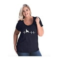 thumbnail image 1 of NIB - Women's Plus Size Curvy T-Shirt - Elephant Heartbeat, 1 of 4