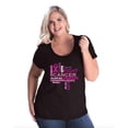 thumbnail image 1 of NIB - Women's Plus Size Curvy T-Shirt - Fight Breast Cancer, 1 of 5