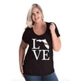 thumbnail image 1 of NIB - Women's Plus Size Curvy T-Shirt - Florida, 1 of 5