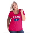 thumbnail image 1 of NIB - Women's Plus Size Curvy T-Shirt - Guam Flag, 1 of 4