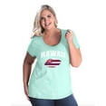 thumbnail image 1 of NIB - Women's Plus Size Curvy T-Shirt - Hawaii Flag, 1 of 4