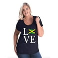 thumbnail image 1 of NIB - Women's Plus Size Curvy T-Shirt - Jamaica, 1 of 4