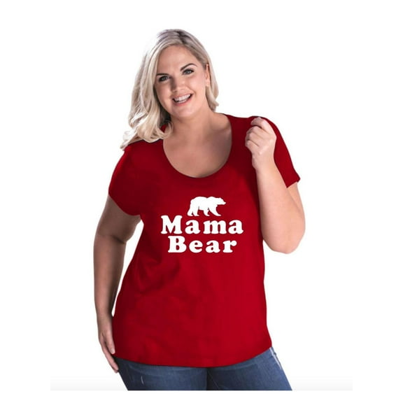 NIB - Women's Plus Size Curvy T-Shirt - Mama Bear