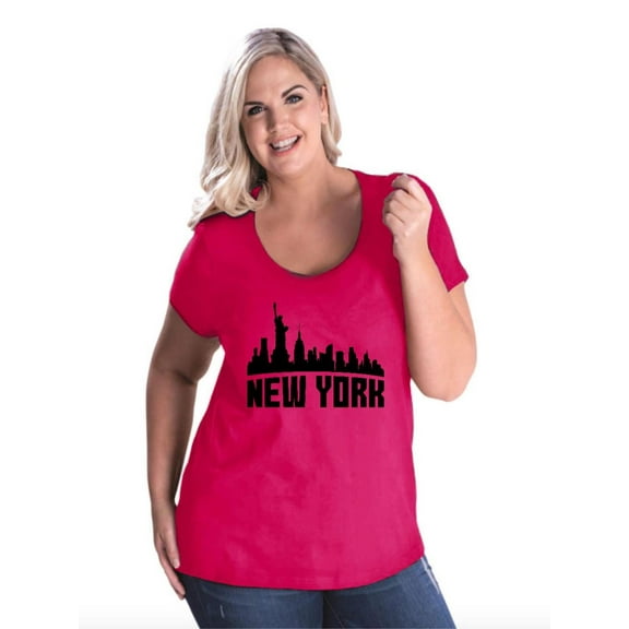 NIB - Women's Plus Size Curvy T-Shirt - New York City