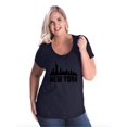 thumbnail image 1 of NIB - Women's Plus Size Curvy T-Shirt - New York City, 1 of 4