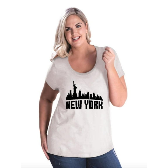 NIB - Women's Plus Size Curvy T-Shirt - New York City