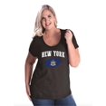 thumbnail image 1 of NIB - Women's Plus Size Curvy T-Shirt - New York, 1 of 5
