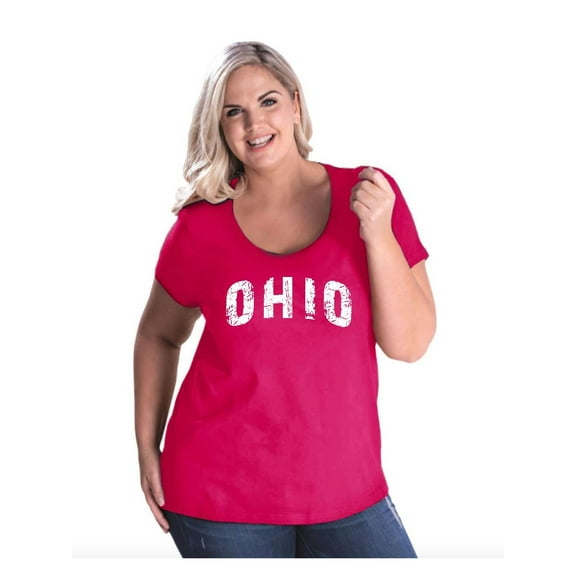 NIB - Women's Plus Size Curvy T-Shirt - Ohio