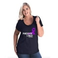 thumbnail image 1 of NIB - Women's Plus Size Curvy T-Shirt - Pancreatic Cancer, 1 of 4