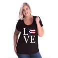 thumbnail image 1 of NIB - Women's Plus Size Curvy T-Shirt - Puerto Rico, 1 of 5