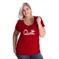 thumbnail image 1 of NIB - Women's Plus Size Curvy T-Shirt - Queen Crown, 1 of 5