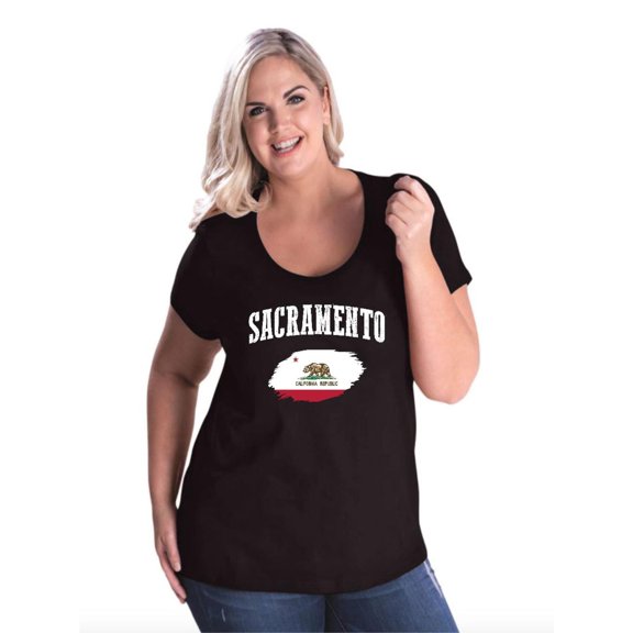 NIB - Women's Plus Size Curvy T-Shirt - Sacramento
