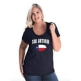 thumbnail image 1 of NIB - Women's Plus Size Curvy T-Shirt - San Antonio, 1 of 4