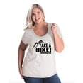 thumbnail image 1 of NIB - Women's Plus Size Curvy T-Shirt - Zion Park Take a Hike, 1 of 4